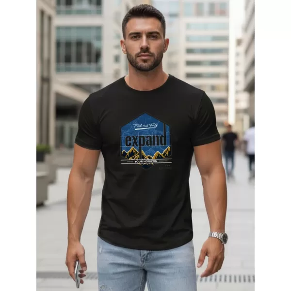  Herren-T-Shirt DSTREET NX5004R-BK SCHWARZ 