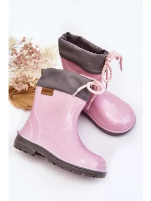 Gummistiefel für Kinder BOTO 951 PINK ROSA/GRAU