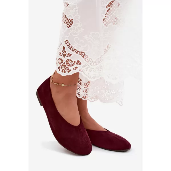  Ballerinas für Damen BOTO JH581 WEIN 