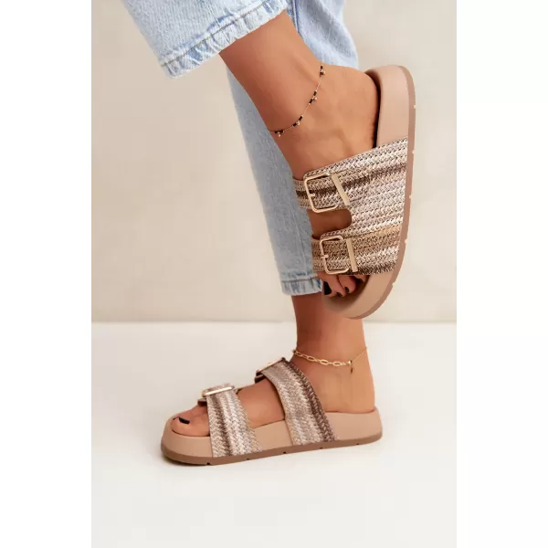  Damenhausschuhe BOTO 2040 KHAKI 