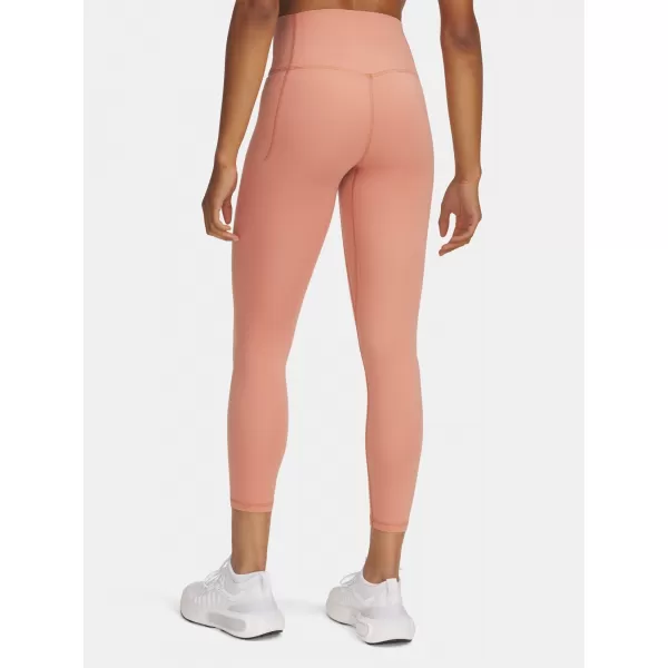  Leggings für Damen UNDER ARMOUR MERIDIAN ANKLE LEG 1382525-696 ROSA 