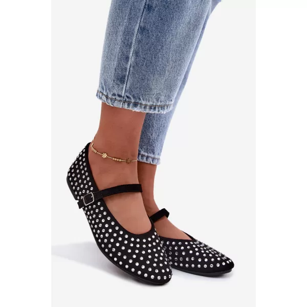  Ballerinas für Damen BOTO 9748 SCHWARZ 