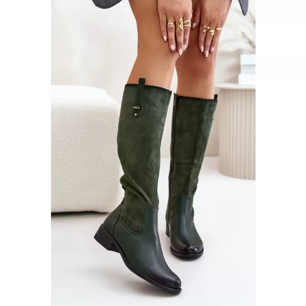  Damenstiefel BOTO ASA198-22 OLIVE 