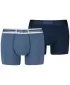 Herren-Boxershorts PUMA MEN EVERYDAY PLACED LOGO BOXER 2P 93847604 HELLBLAUE MELANGE