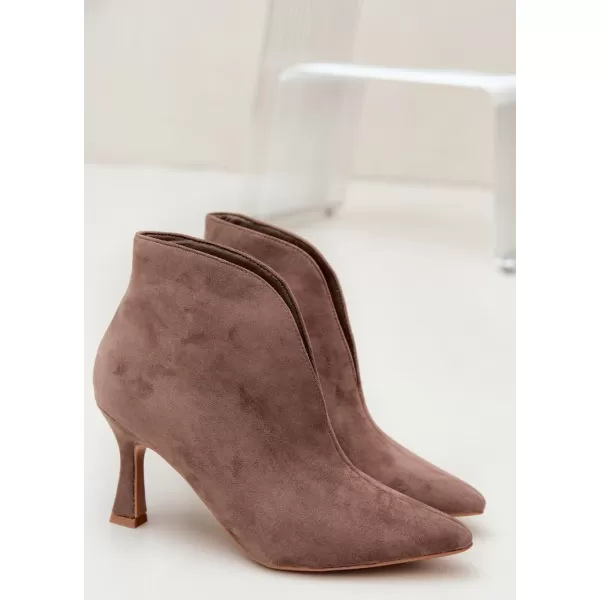  Damen-Stiefeletten BOTO 6470 BRAUN 