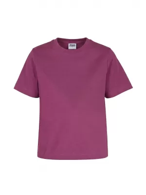 Damen-T-Shirt URBAN CLASSICS TB8574-23662 BEERENVIOLETT