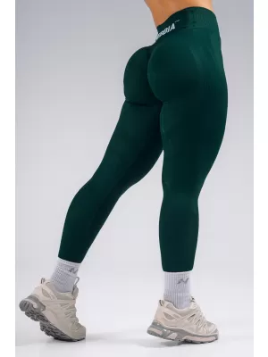 Extra-Push-up-Leggings mit hoher Taille NEBBIA PRIMAL 850 DUNKELGRÜN