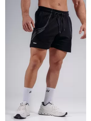 Übergroße Trainingsshorts NEBBIA PRIMAL 876 SCHWARZ