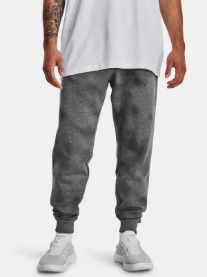 Herren-Jogginghose UNDER ARMOUR UA RIVAL FLEECE PRINTED JGRS 1379777-025 GRAU