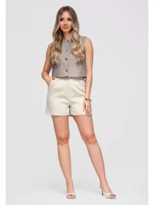Damen-Shorts OMBRE OW-ST-E0010 BEIGE