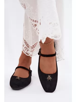 Ballerinas für Damen BOTO 6672 SCHWARZ