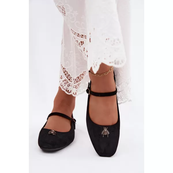  Ballerinas für Damen BOTO 6672 SCHWARZ 