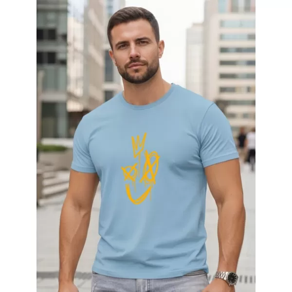  Herren-T-Shirt DSTREET NX0138R-SK HELLBLAU 