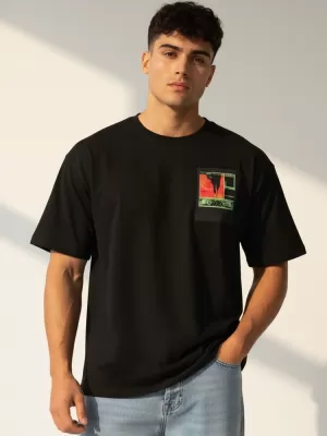 Herren-T-Shirt DSTREET RX5304 SCHWARZ