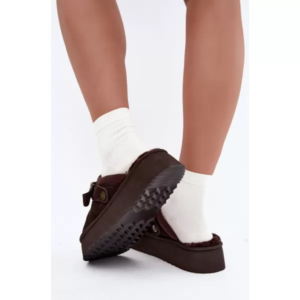  Damenhausschuhe BIG STAR SHOES UU274697 BRAUN/BEIGE 