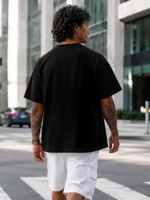 Herren-T-Shirt DSTREET NX1011R-BK-O SCHWARZ