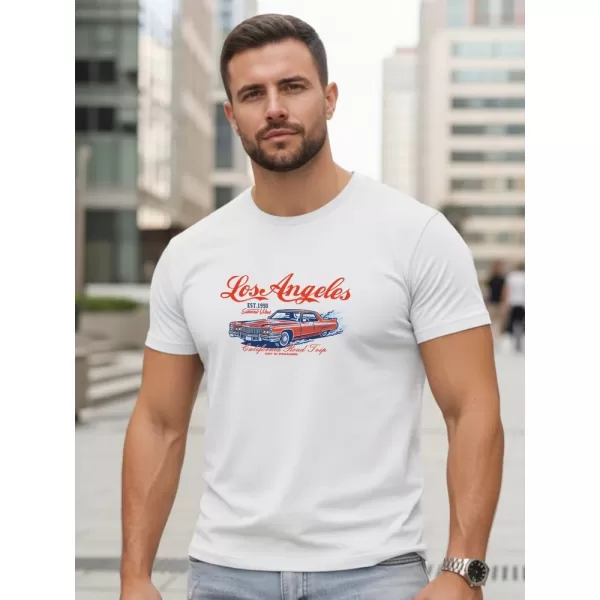  Herren-T-Shirt DSTREET NX0055R-WH WEIß 