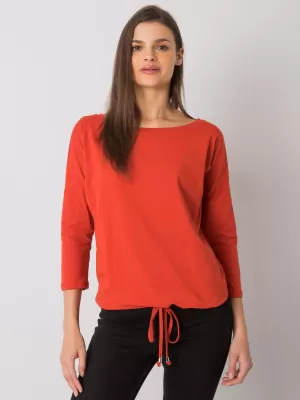 Damenbluse BASIC FEEL GOOD RV-BZ-4691.37P DUNKELORANGE