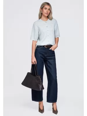 Damenbluse OMBRE OW-TS-E0091 GRAU