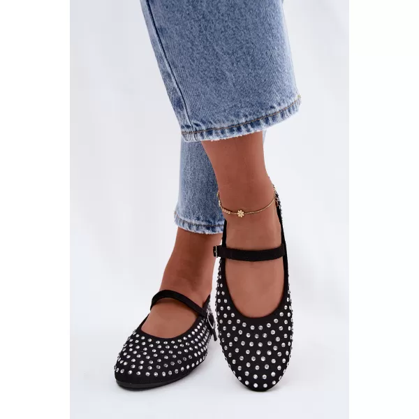  Ballerinas für Damen BOTO 9748 SCHWARZ 