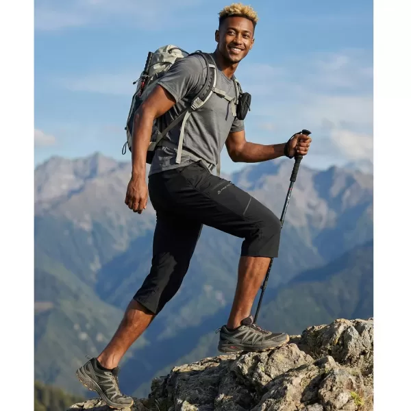  Caprihose für Herren ALPINE PRO WEDER 2 SCHWARZ 
