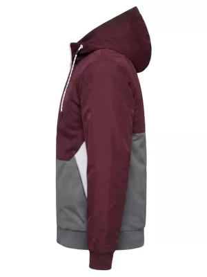 Herrenjacke OMBRE C584 BURGUND UND GRAU