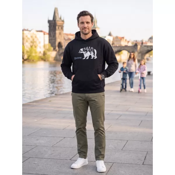  Herren-Sweatshirt ALTISPORT ALM193422 SCHWARZ 