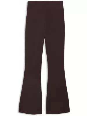 Leggings für Damen PUMA ESS HIGH-WAIST FLARED LEGGINGS 63154233 SCHOKOLADENFONDUE