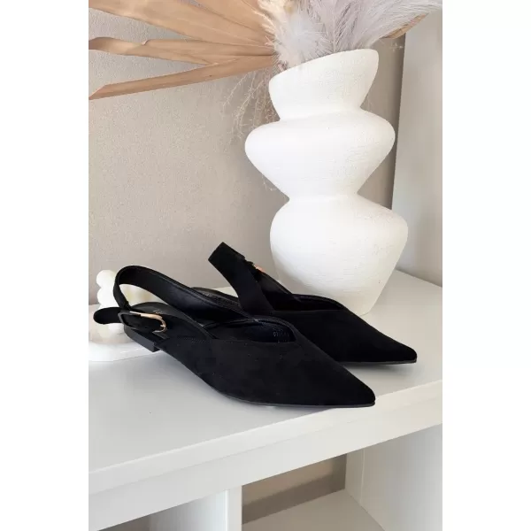  Ballerinas für Damen BOTO JH598/9755 SCHWARZ 