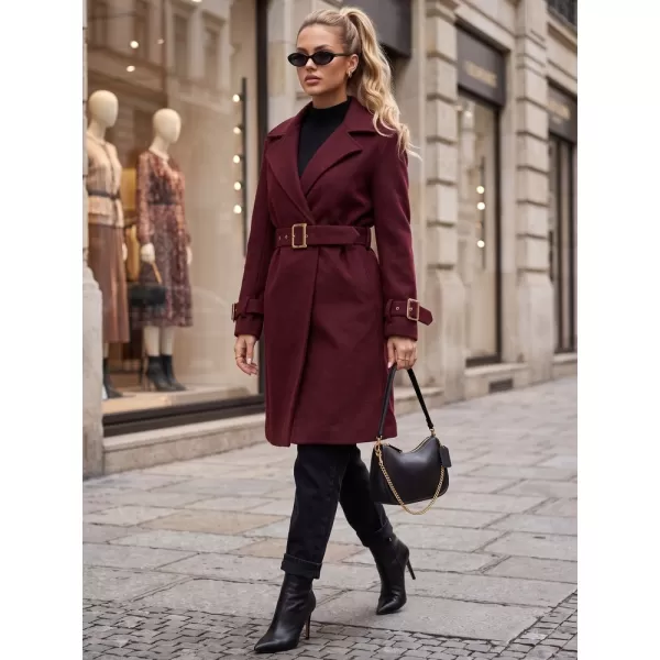  Damenmantel DSTREET NY0786 BURGUND 