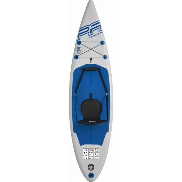  Paddle-Board AQUA MARINA Pure Air Combo 11 - 2022 BLAU/GRAU 