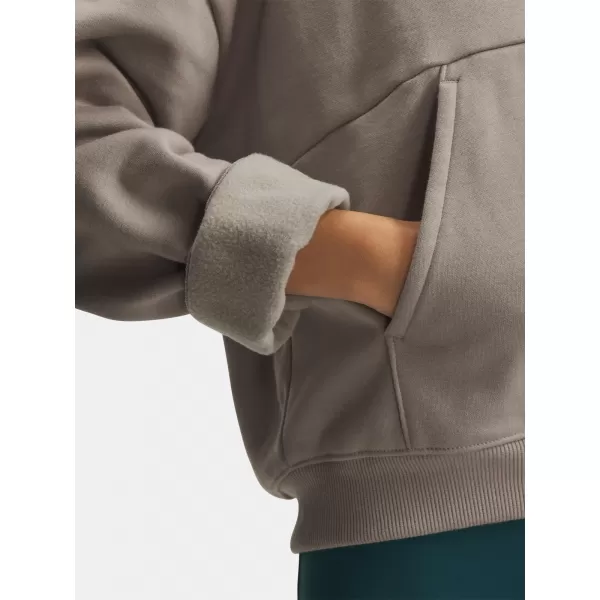  Damen-Sweatshirt UNDER ARMOUR ICON FLEECE HZ HOODIE 6012843-203 BRAUN 