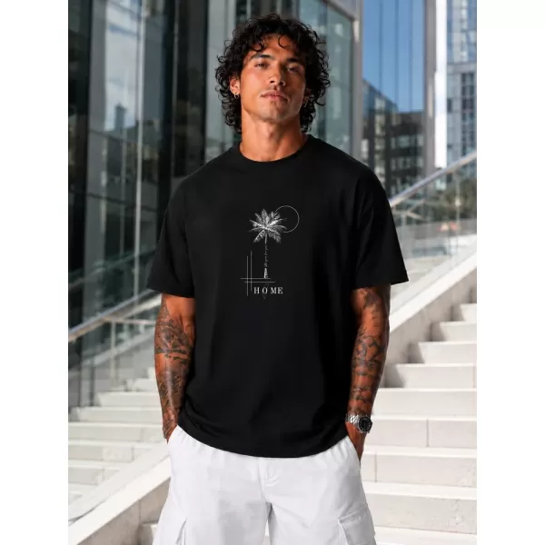  Herren-T-Shirt DSTREET NX1043R-BK-O SCHWARZ 