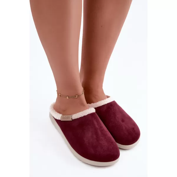  Damenhausschuhe INBLU ET000042 BORDO 