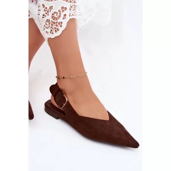  Ballerinas für Damen BOTO 9755 BRAUN 