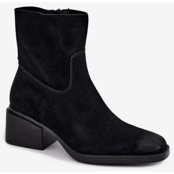  Damen-Stiefeletten BOTO 9624 SCHWARZ 