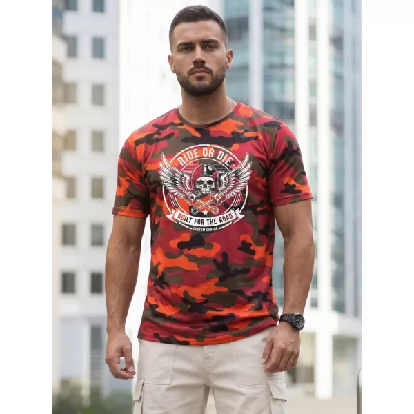  Herren-T-Shirt DSTREET NX2004R-OR-M ORANGE 