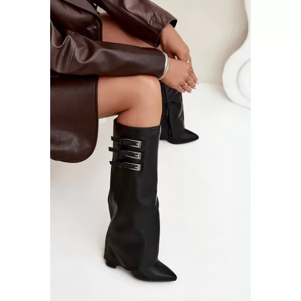  Damenstiefel BOTO C-354 SCHWARZ 