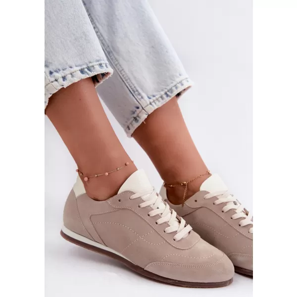  Damen-Sneaker ZAZOO N1414/528/1098 BEIGE 
