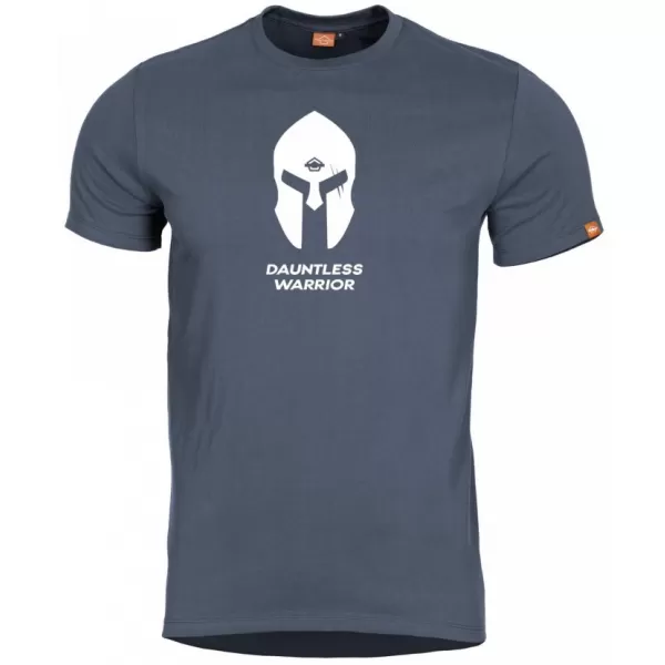  Herren-T-Shirt PENTAGON AGERON SPARTAN HELMET K09012-SH-76 ANTHRAZITBLAU 