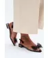 Damensandalen D&A MR61-9001 SCHWARZ