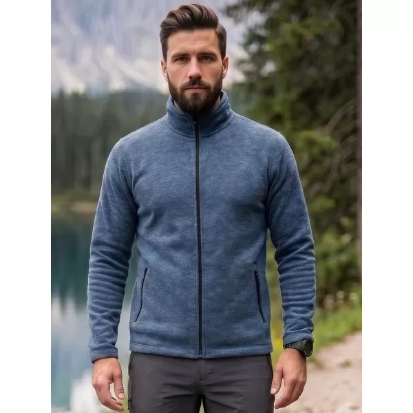  Herren-Sweatshirt aus Microfleece MALFINI FACTOR 852 DUNKLE DENIM-HIGHLIGHTS 
