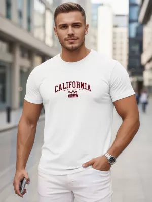 Herren-T-Shirt DSTREET NX5140R-WH WEIß