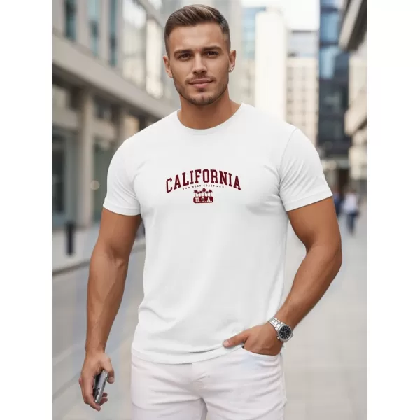  Herren-T-Shirt DSTREET NX5140R-WH WEIß 