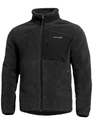 Fleece-Sweatshirt für Herren PENTAGON SUMMIT SHERPA FLEECE K08063 SCHWARZ