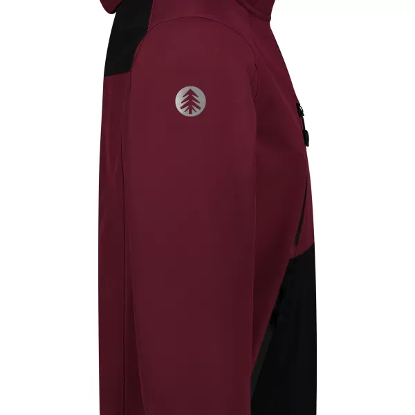  Wasserdichte Herrenjacke NORDBLANC OVERLOOK NBSSM8315 BURGUND 