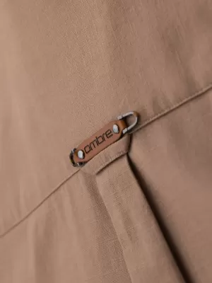 Herrenhemd OMBRE N-OM-SHCS-0134 HELLBRAUN