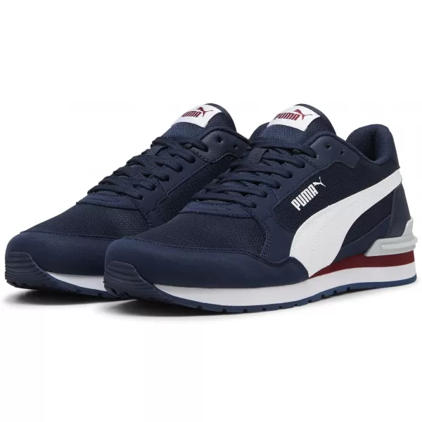  Stiefel PUMA ST RUNNER V4 MESH 39966602 CLUB NAVY/ CLUB NAVY/PUMA WHITE/TEAM REGAL RED/PLATINUM GREY 
