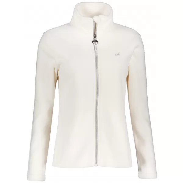  Fleece-Sweatshirt für Damen ALTISPORT ILKI WEIß 