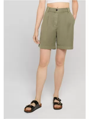 Bermudashorts für Damen URBAN CLASSICS TB7196-00176 OLIVE